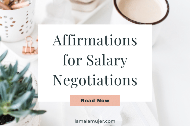 Affirmations for Salary Negotiations